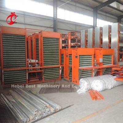 세미 오토매틱 가금 레이어 케이지 급이 시스템 1.5KW 380V 도리스